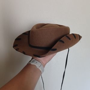 Cowboy Hat Children Brown with Black Trim